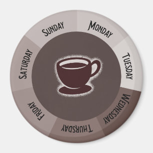 Fresh Coffee Java Kitchen Office Organisator Magnet