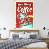 Fresh Coffee Leinwanddruck (Insitu (Schlafzimmer))