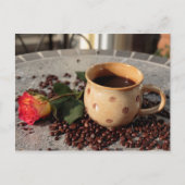 Fresh Coffee Postkarte (Vorderseite)