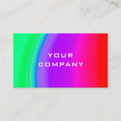 Fresh Colors Business Card - Rainbow Visitenkarte (Vorderseite)