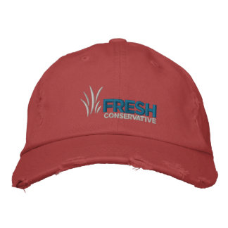 Fresh Conservative Logo Distressed Hat Bestickte Kappe