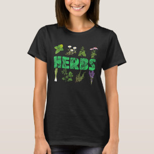 Fresh Cut Blätter Kräuterpflanzen Kräutertees Shir T-Shirt