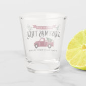 Fresh Cut Christmas Trees Schnapsglas (Rückseite)