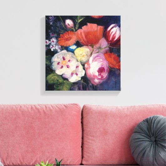 Fresh Cut Spring Blume Leinwanddruck (Insitu (Wohnzimmer))