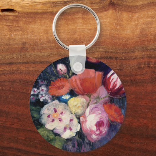 Fresh Cut Spring Blume Schlüsselanhänger (Vorderseite)