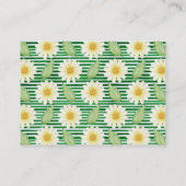 Fresh Daisy Baby Showdusche Windeln Raffle Ticket Begleitkarte (Rückseite)