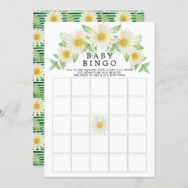 Fresh Daisy Bingo Baby Showspiel Einladung