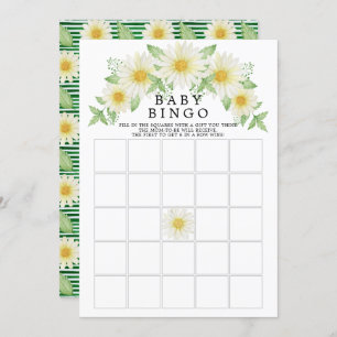 Fresh Daisy Bingo Baby Showspiel Einladung