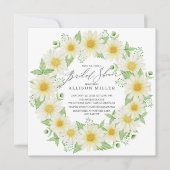 Fresh Daisy Brautparty Einladung (Vorderseite)