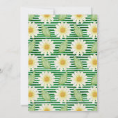 Fresh Daisy Brautparty Einladung (Rückseite)