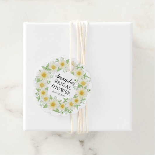 Fresh Daisy Brautparty Geschenkanhänger (Beispiel)