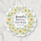 Fresh Daisy Brautparty Geschenkanhänger (Vorderseite)