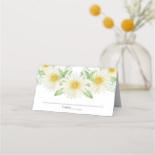 Fresh Daisy Brautparty Platzkarte (Vorderseite)
