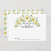 Fresh Daisy Date Night Einladung (Vorne/Hinten)