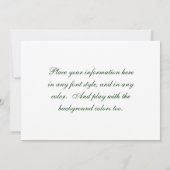 Fresh Daisy Einladung (Rückseite)