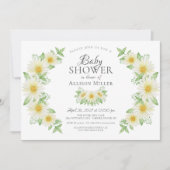 Fresh Daisy Floral Brautparty Einladung (Vorderseite)