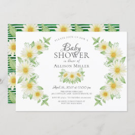 Fresh Daisy Floral Brautparty Einladung