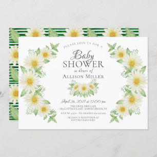 Fresh Daisy Floral Brautparty Einladung