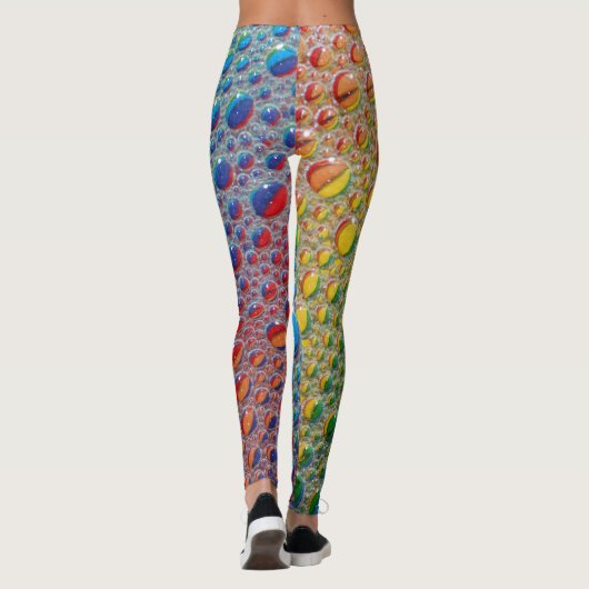 "Fresh Dew Drops Leggings" Leggings (Rückseite)