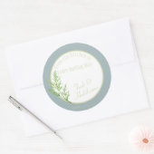 Fresh Dill Heroin - hausgemachte Backgeschenke - L Runder Aufkleber (Umschlag)