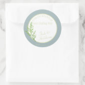 Fresh Dill Heroin - hausgemachte Backgeschenke - L Runder Aufkleber (Tasche)