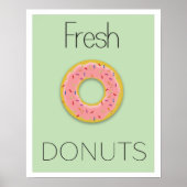 Fresh Donuts Poster (Vorne)
