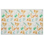 Fresh Eggs Chickens Herbs Küche Polka Dot Stoff (Fat Quarter (45,7 x 55,9 cm))