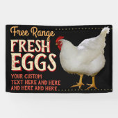FRESH EGGS free range chickens organic Banner (Horizontal)
