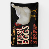 FRESH EGGS free range chickens organic Banner (Vertikal)
