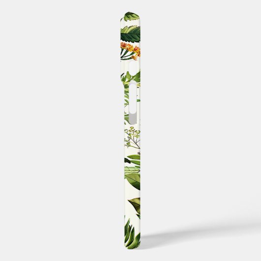 Fresh Elegant Delicate Botanical iPhone Case (Rückseite / Links)