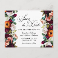 Fresh Fall Romantische Blumenhochzeit Retten Sie d
