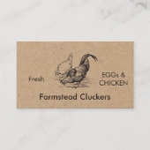 Fresh & Farm-Fresh Eggs from Local Egg Farms  Visitenkarte (Vorderseite)