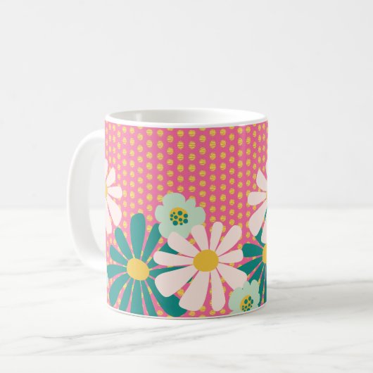 Fresh Floral Spring Tasse (Vorderseite Links)