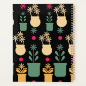 Fresh Florals Colorful Botanischer Name Planner Planer (Rückseite)