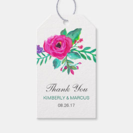 Fresh Florals Gastgeschenk Hochzeit Gift Tags Geschenkanhänger