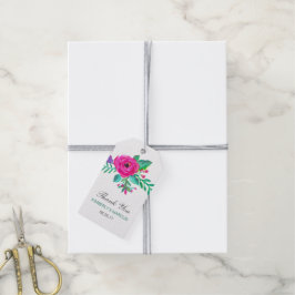 Fresh Florals Gastgeschenk Hochzeit Gift Tags Geschenkanhänger