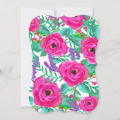 Fresh Florals Weditation / Floral Back Einladung (Rückseite)