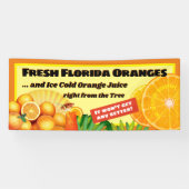 Fresh Florida Orange Banner (Horizontal)