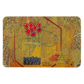 "Fresh Flowers Always Make My Day" Magnet (Horizontal)