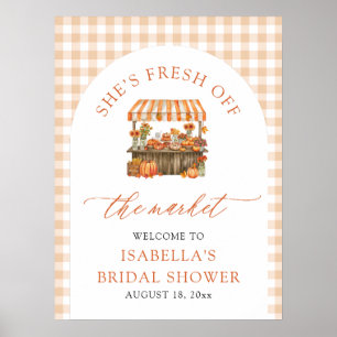 Fresh Fresh off Market Brautparty Willkommen Poster