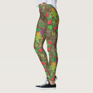 Fresh from Garden Damask Leggings