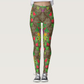 Fresh from Garden Damask Leggings (Vorderseite)