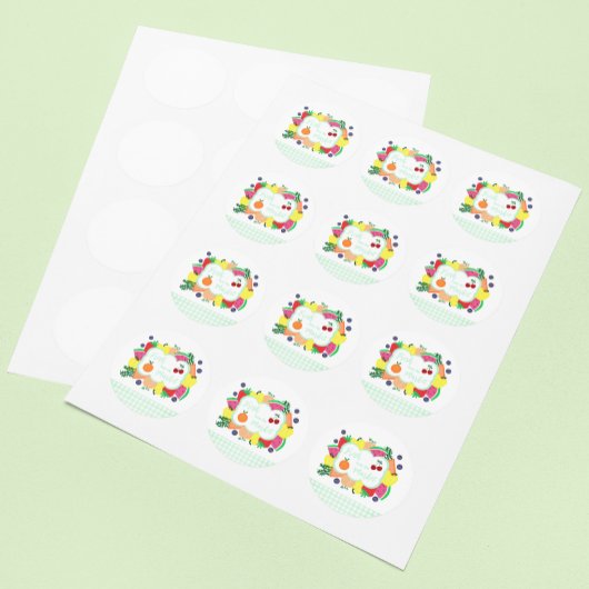 Fresh From The Market Runder Aufkleber