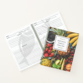 Fresh Fruit Family Rezept Kochbuch Notizblock (Innenseite)