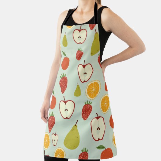 Fresh fruit in seamless repeating pattern schürze (InSitu)
