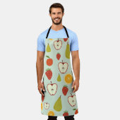 Fresh fruit in seamless repeating pattern schürze (Getragen)