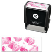 Fresh Fruit Pattern – Strawberry, Cherry & Mango A Permastempel (Beispiel)