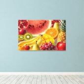 Fresh Fruits Canvas Wall Art Leinwanddruck (Insitu (Holzboden))