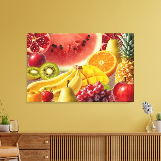 Fresh Fruits Canvas Wall Art Leinwanddruck (Insitu (Wohnzimmer))