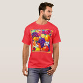 "Fresh Fruits Pattern" Niedliche Kunst. Jetzt kauf T-Shirt (Vorne ganz)